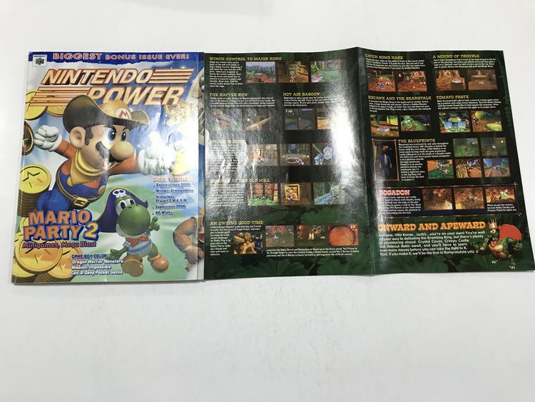 NINTENDO POWER GAMER MAGAZINE VOLUME 128 WITH POSTER - MARIO PARTY 2 (usagé)