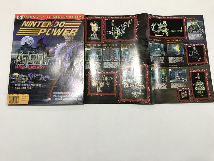 NINTENDO POWER GAMER MAGAZINE VOLUME 116 WITH POSTER - CASTLEVANIA (usagé)