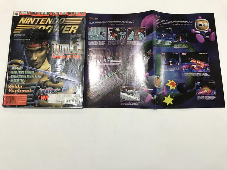 NINTENDO POWER GAMER MAGAZINE VOLUME 113 WITH POSTER - TUROK 2 SEEDS OF EVIL (usagé)