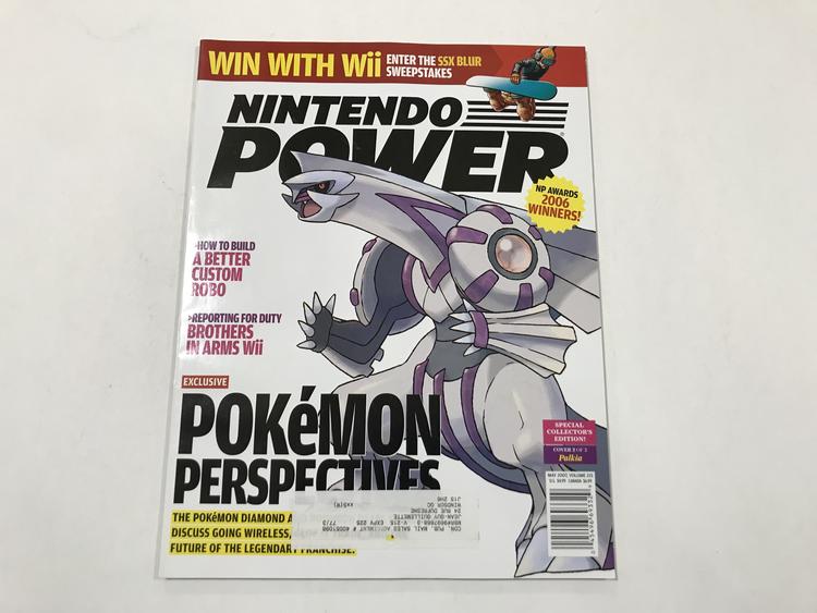 NINTENDO POWER GAMER MAGAZINE VOLUME 215 WITH POSTER - POKEMON DIAMOND & PEARL (usagé)