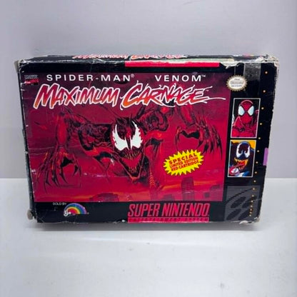 SPIDER-MAN VENOM MAXIMUM CARNAGE RED CARTRIDGE (COMPLETE IN BOX)