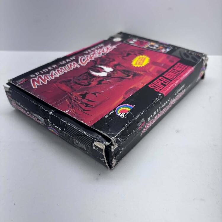 SPIDER-MAN VENOM MAXIMUM CARNAGE RED CARTRIDGE (COMPLETE IN BOX)