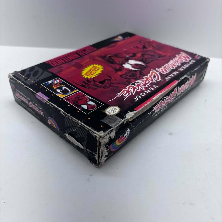 SPIDER-MAN VENOM MAXIMUM CARNAGE RED CARTRIDGE (COMPLETE IN BOX)