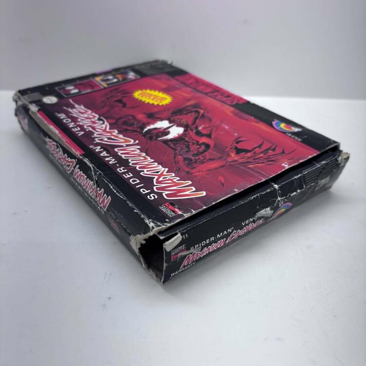 SPIDER-MAN VENOM MAXIMUM CARNAGE RED CARTRIDGE (COMPLETE IN BOX)