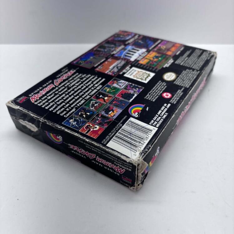 SPIDER-MAN VENOM MAXIMUM CARNAGE RED CARTRIDGE (COMPLETE IN BOX)