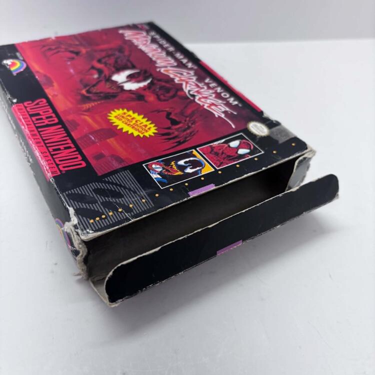 SPIDER-MAN VENOM MAXIMUM CARNAGE RED CARTRIDGE (COMPLETE IN BOX)