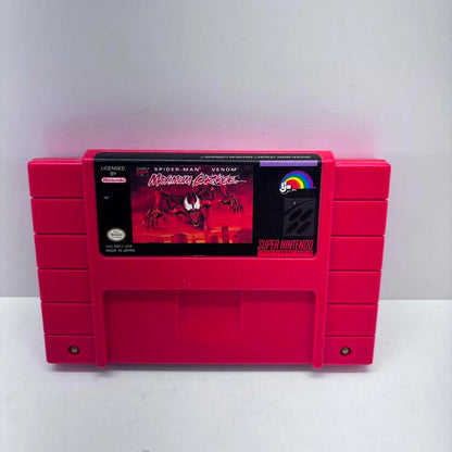 SPIDER-MAN VENOM MAXIMUM CARNAGE RED CARTRIDGE (COMPLETE IN BOX)
