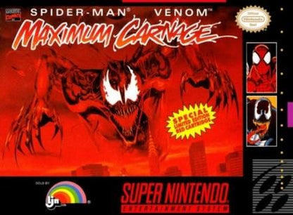 SPIDER-MAN VENOM MAXIMUM CARNAGE RED CARTRIDGE (COMPLETE IN BOX) (usagé)