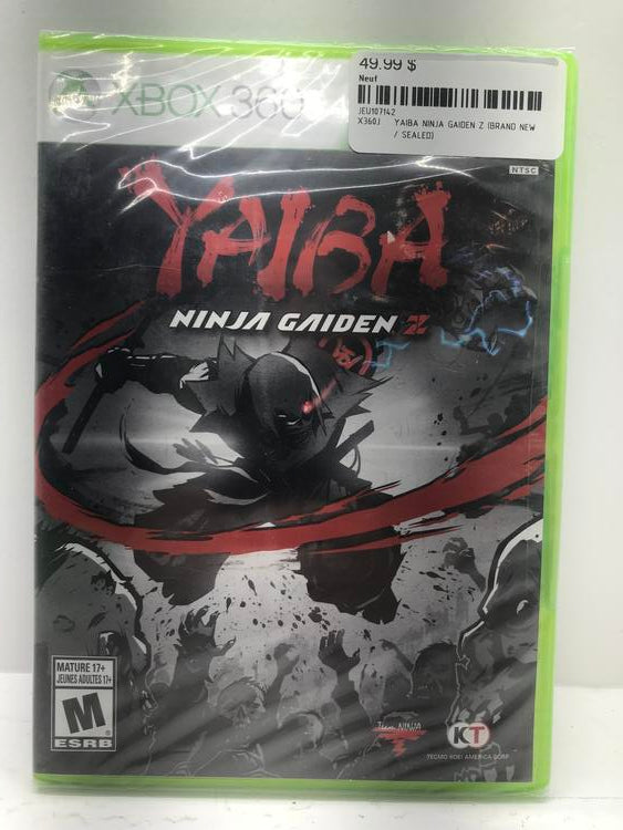 YAIBA NINJA GAIDEN Z (BRAND NEW / SEALED) (usagé)