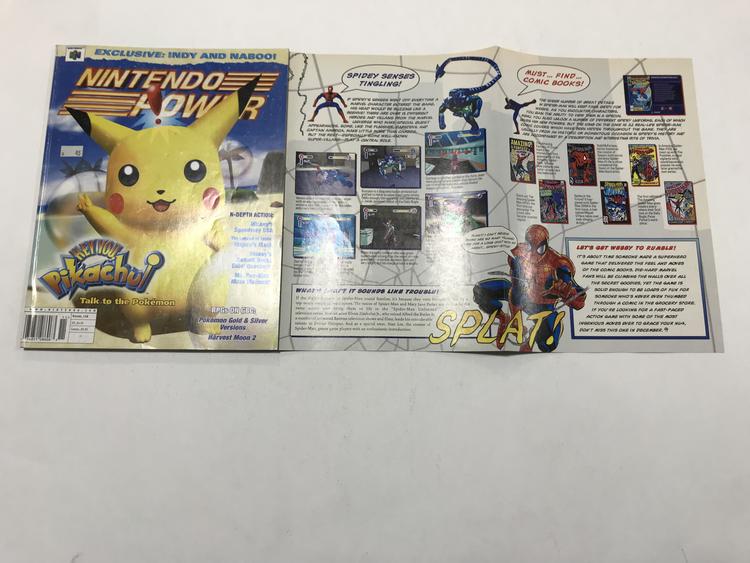 NINTENDO POWER GAMER MAGAZINE VOLUME 138 WITH POSTER - HEY YOU PIKACHU (usagé)