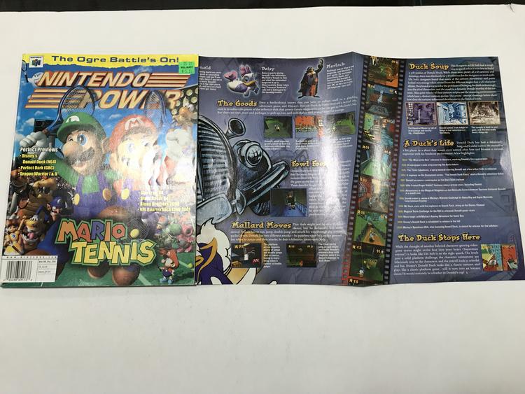 NINTENDO POWER GAMER MAGAZINE VOLUME 135 WITH POSTER - MARIO TENNIS (usagé)