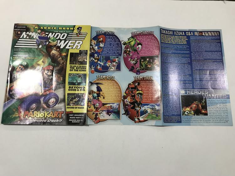 NINTENDO POWER GAMER MAGAZINE VOLUME 175 WITH POSTER - MARIO KART DOUBLE DASH!! (usagé)