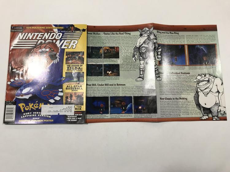 NINTENDO POWER GAMER MAGAZINE VOLUME 167 WITH POSTER - POKEMON RUBY & SAPPHIRE EDITION (usagé)