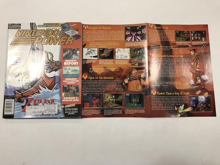 NINTENDO POWER GAMER MAGAZINE VOLUME 165 WITH POSTER - THE LEGEND OF ZELDA WIND WAKER (usagé)