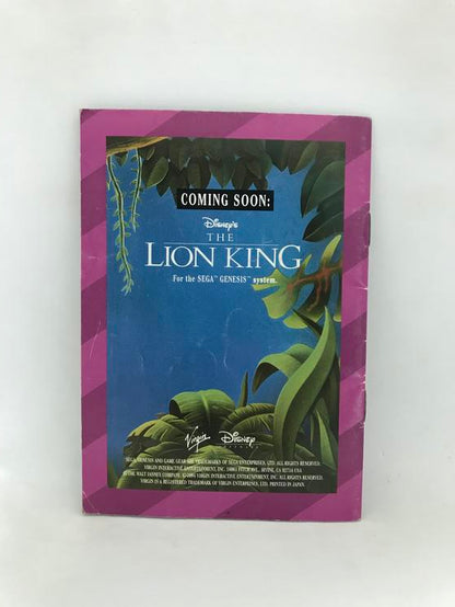 SGG THE JUNGLE BOOK INSTRUCTION BOOKLET ENGLISH (usagé)