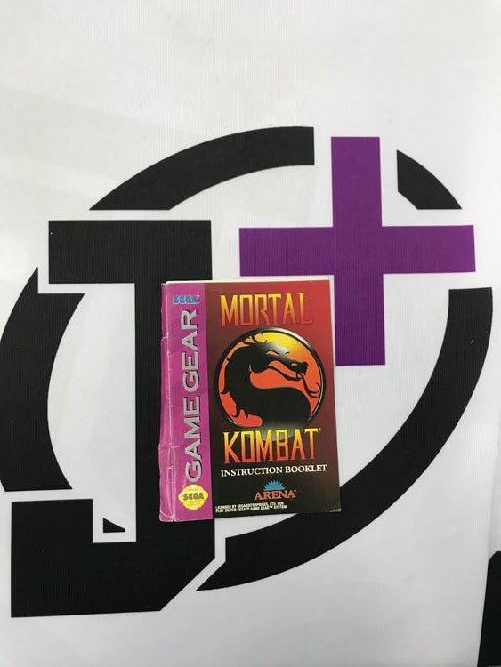 SGG MORTAL KOMBAT INSTRUCTION BOOKLET ENGLISH (usagé)