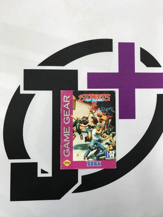 SGG STREETS OF RAGE 2 INSTRUCTION BOOKLET ENGLISH (usagé)
