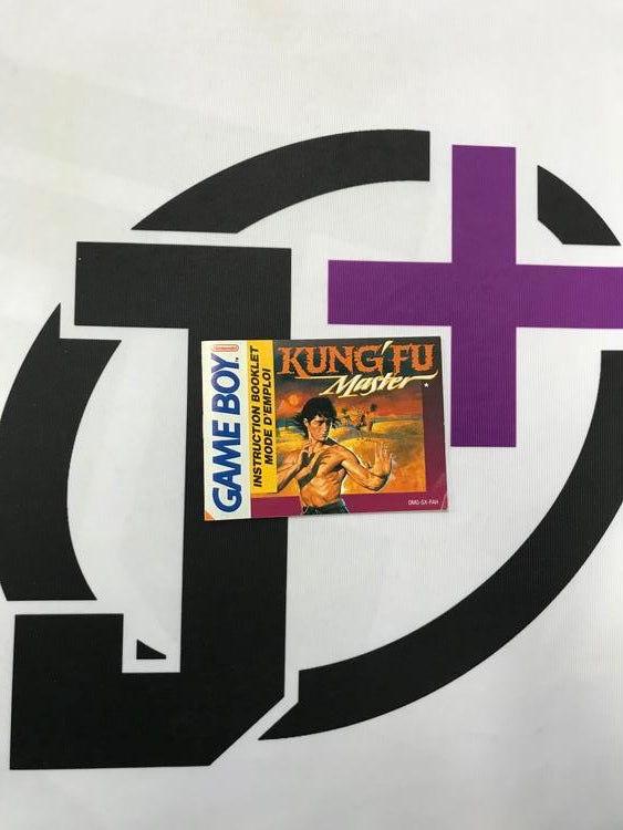 GB KUNG FU MASTER INSTRUCTION BOOKLET ENGLISH (usagé)