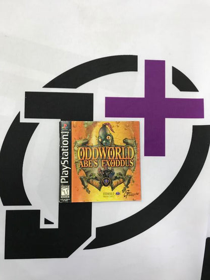 PS1 ODDWORLD ABE'S EXODUS INSTRUCTION BOOKLET ENGLISH (usagé)