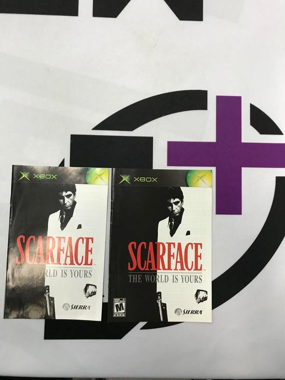 XBOX SCARFACE INSTRUCTION BOOKLET BILINGUAL (usagé)