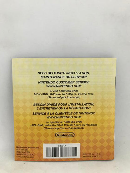 NDS MARIO PARTY DS INSTRUCTION BOOKLET BILINGUAL (usagé)