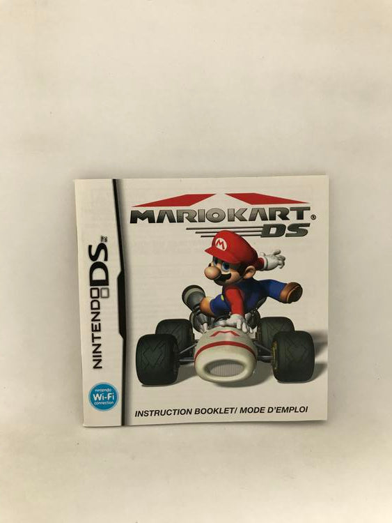 NDS MARIO KART DS INSTRUCTION BOOKLET BILINGUAL (usagé)