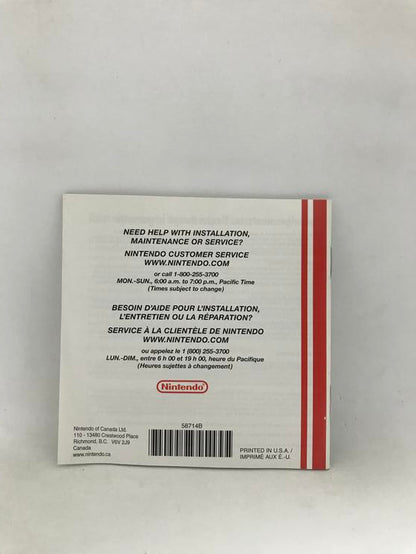 NDS MARIO KART DS INSTRUCTION BOOKLET BILINGUAL (usagé)