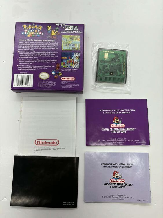 POKEMON PUZZLE CHALLENGE (COMPLETE IN BOX) (usagé)