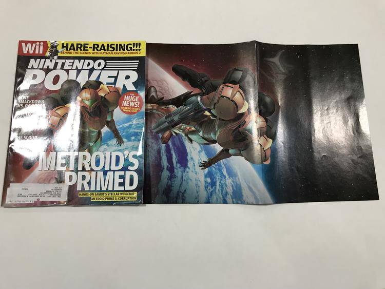 NINTENDO POWER GAMER MAGAZINE VOLUME 219 WITH POSTER - METROID PRIME 3 CORRUPTION (usagé)