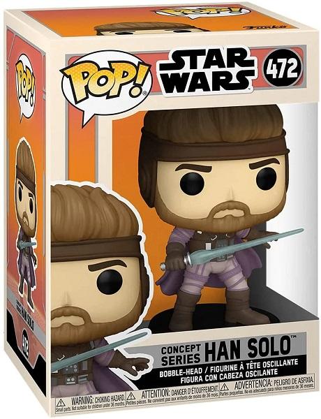 POP STAR WARS CONCEPT SERIES HAN SOLO 472 (usagé)