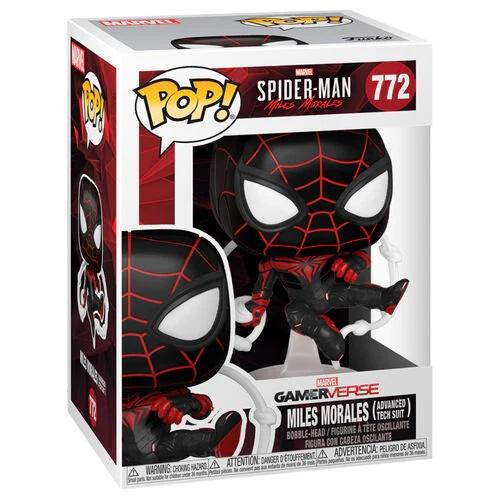 POP SPIDER-MAN MILES MORALES MILES MORALES (ADVANCED TECH SUIT) 772 (usagé)