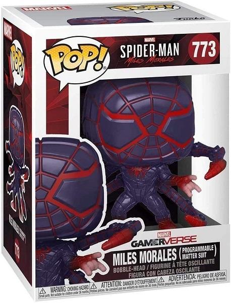 POP SPIDER-MAN MILES MORALES MILES MORALES (PROGRAMMABLE MATTER SUIT) 773 (usagé)
