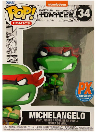 POP TEENAGE MUTANT NINJA TURTLES MICHELANGELO 34 (usagé)