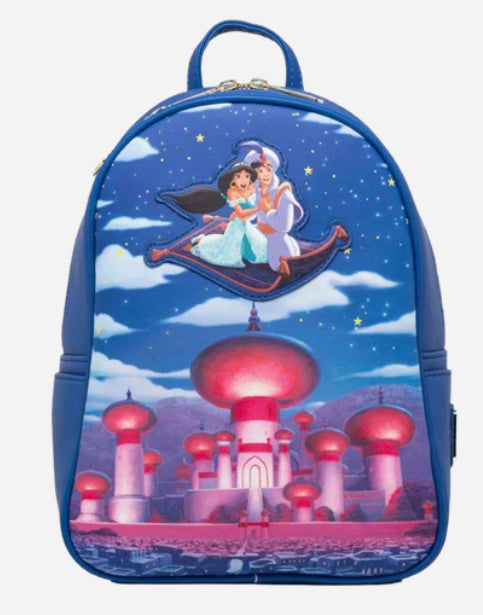 LOUNGEFLY DISNEY ALADDIN CARPET RIDE BACKPACK (usagé)