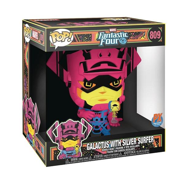 POP FANTASTIC FOUR GALACTUS WITH SILVER SURFER NEON 809 (usagé)