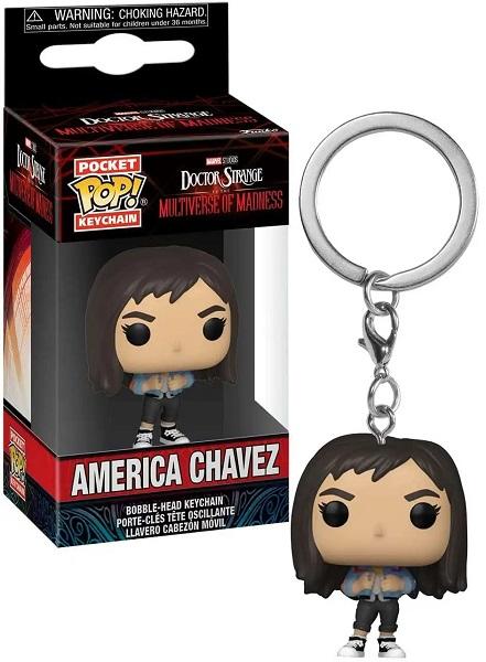 POP KEYCHAIN AMERICA CHAVEZ DOCTOR STRANGE IN THE MULTIVERSE OF MADNESS