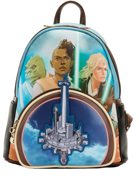 LOUNGEFLY STAR WARS HIGH REPUBLIC COMIC BACKPACK (usagé)