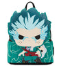 LOUNGEFLY MY HERO ACADEMIA DEKU COSPLAY BACKPACK (usagé)