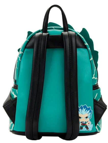 LOUNGEFLY MY HERO ACADEMIA DEKU COSPLAY BACKPACK (usagé)