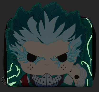LOUNGEFLY MY HERO ACADEMIA DEKU COSPLAY WALLET (usagé)