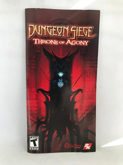 DUNGEON SIEGE THRONE OF AGONY (COMPLETE IN BOX) (usagé)