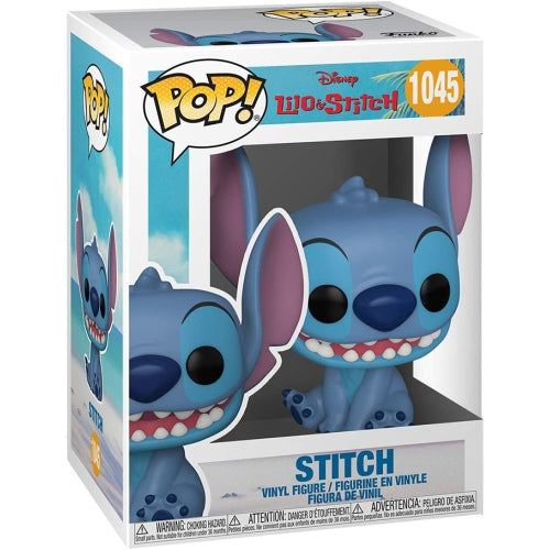 POP LILO & STITCH 1045 - STITCH SEATED / SMILING (usagé)