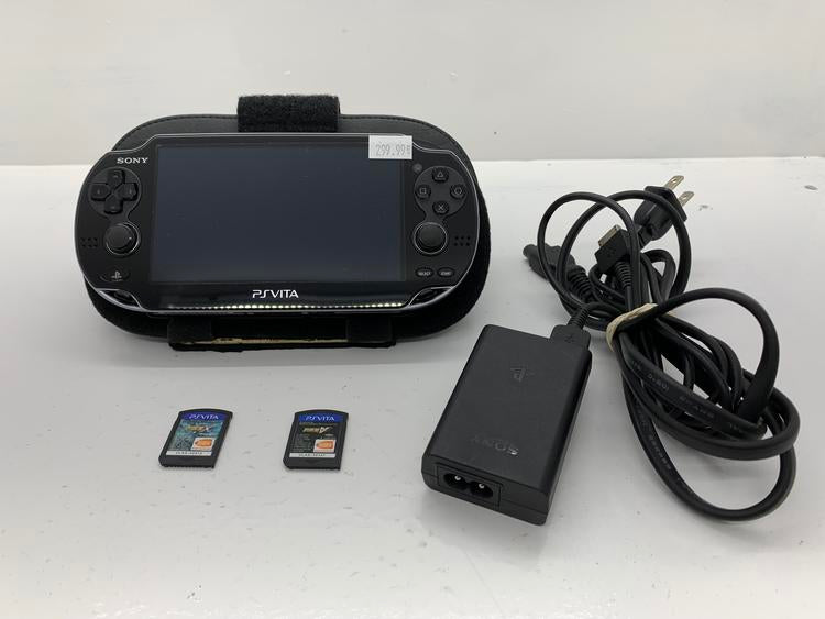 PLAYSTATION VITA BLACK WI-FI 3 GB + SUPER ROBOT WARS X - Y + 8 GB MEMORY CARD (usagé)