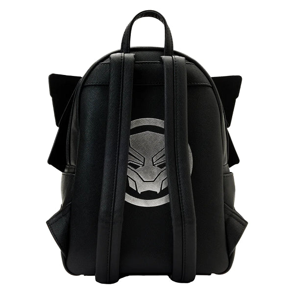LOUNGEFLY BLACK PANTHER WAKANDA FOREVER FIGURAL BACKPACK (usagé)