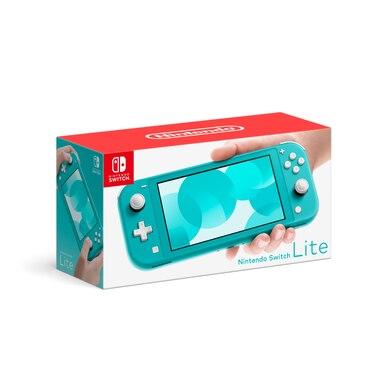 NINTENDO SWITCH LITE TURQUOISE + PROTECTIVE CASE (usagé)