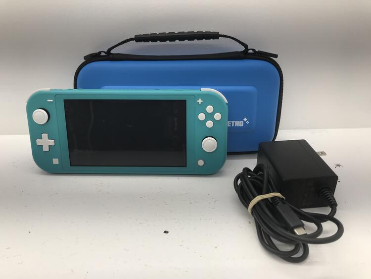 NINTENDO SWITCH LITE TURQUOISE + PROTECTIVE CASE (usagé)