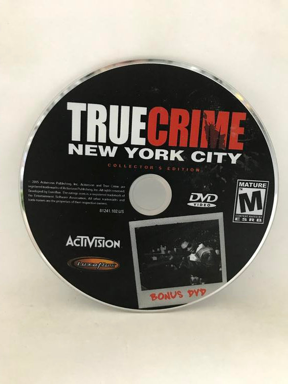 TRUE CRIME NEW YORK CITY COLLECTOR'S EDITION (COMPLETE IN BOX) (usagé)