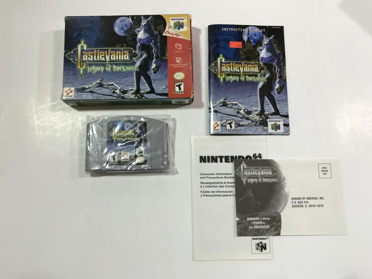 CASTLEVANIA LEGACY OF DARKNESS (COMPLETE IN BOX) (usagé)
