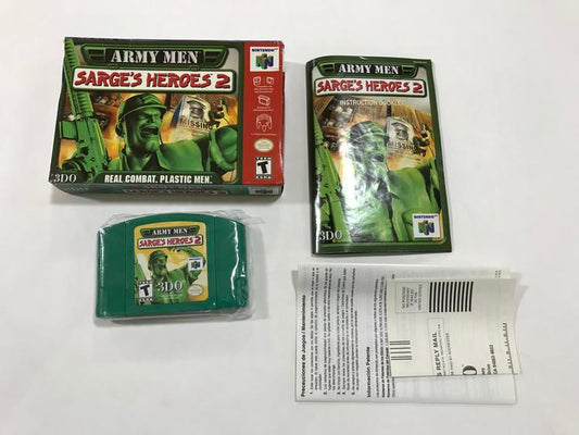 ARMY MEN SARGE'S HEROES 2 (COMPLETE IN BOX) (usagé)