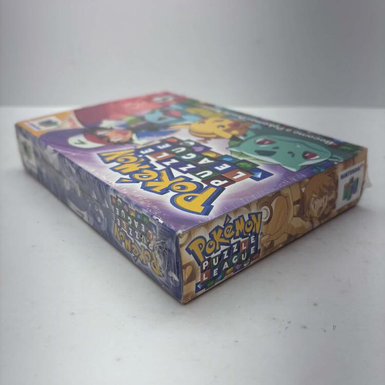 POKEMON PUZZLE LEAGUE (COMPLETE IN BOX W/ ORIGINAL PLASTIC WRAP)